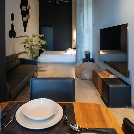 Crudo Un Loft Centrico De 50 M2 Appartamento